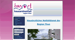 Desktop Screenshot of notfallthun.ch