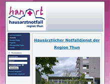 Tablet Screenshot of notfallthun.ch